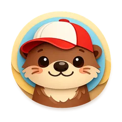 Cartoon-style panda face avatar, soft shading and rounded friendly forms, centered on a soft background.